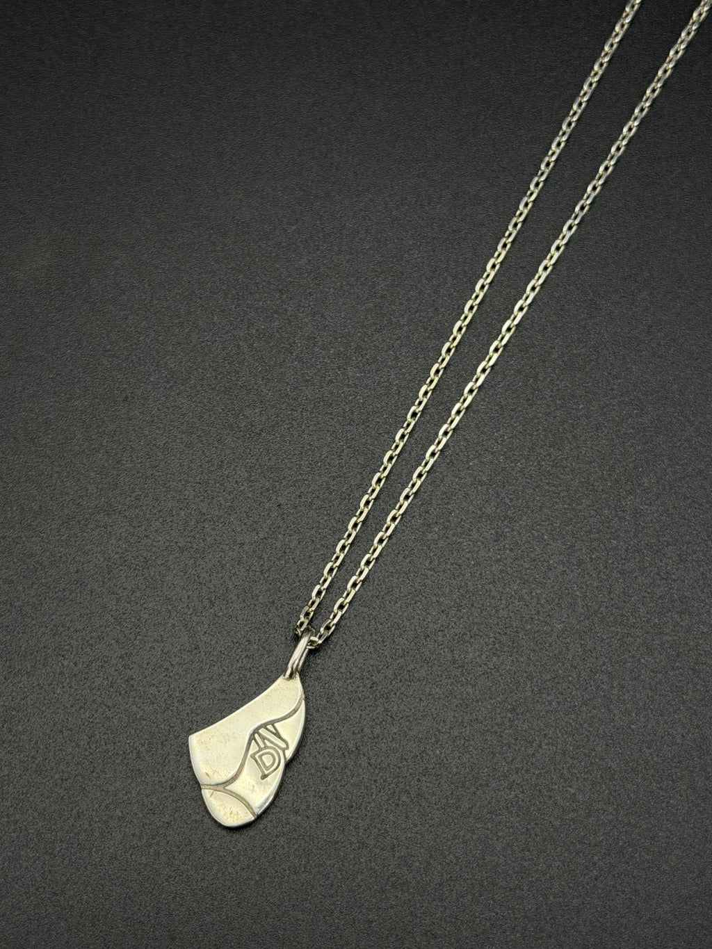 Christian Dior Vintage Saddle Bag Pendant Necklace
