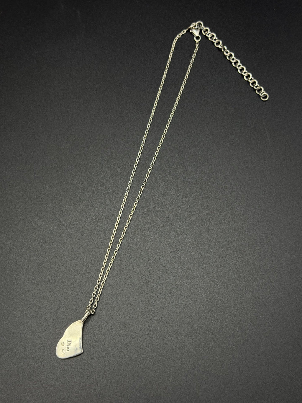 Christian Dior Vintage Saddle Bag Pendant Necklace