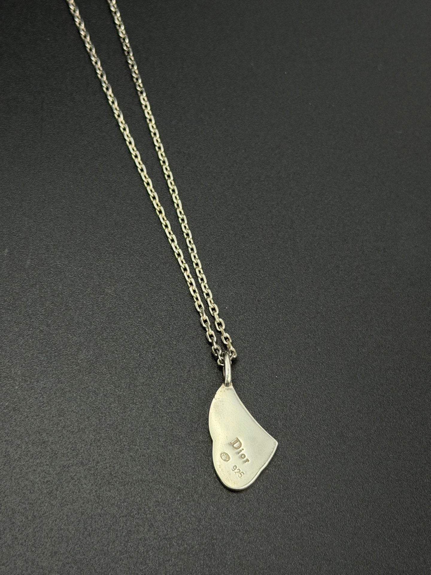 Christian Dior Vintage Saddle Bag Pendant Necklace