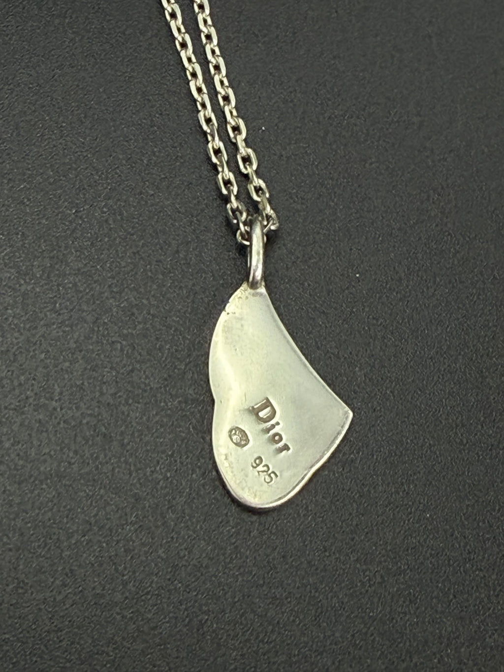 Christian Dior Vintage Saddle Bag Pendant Necklace