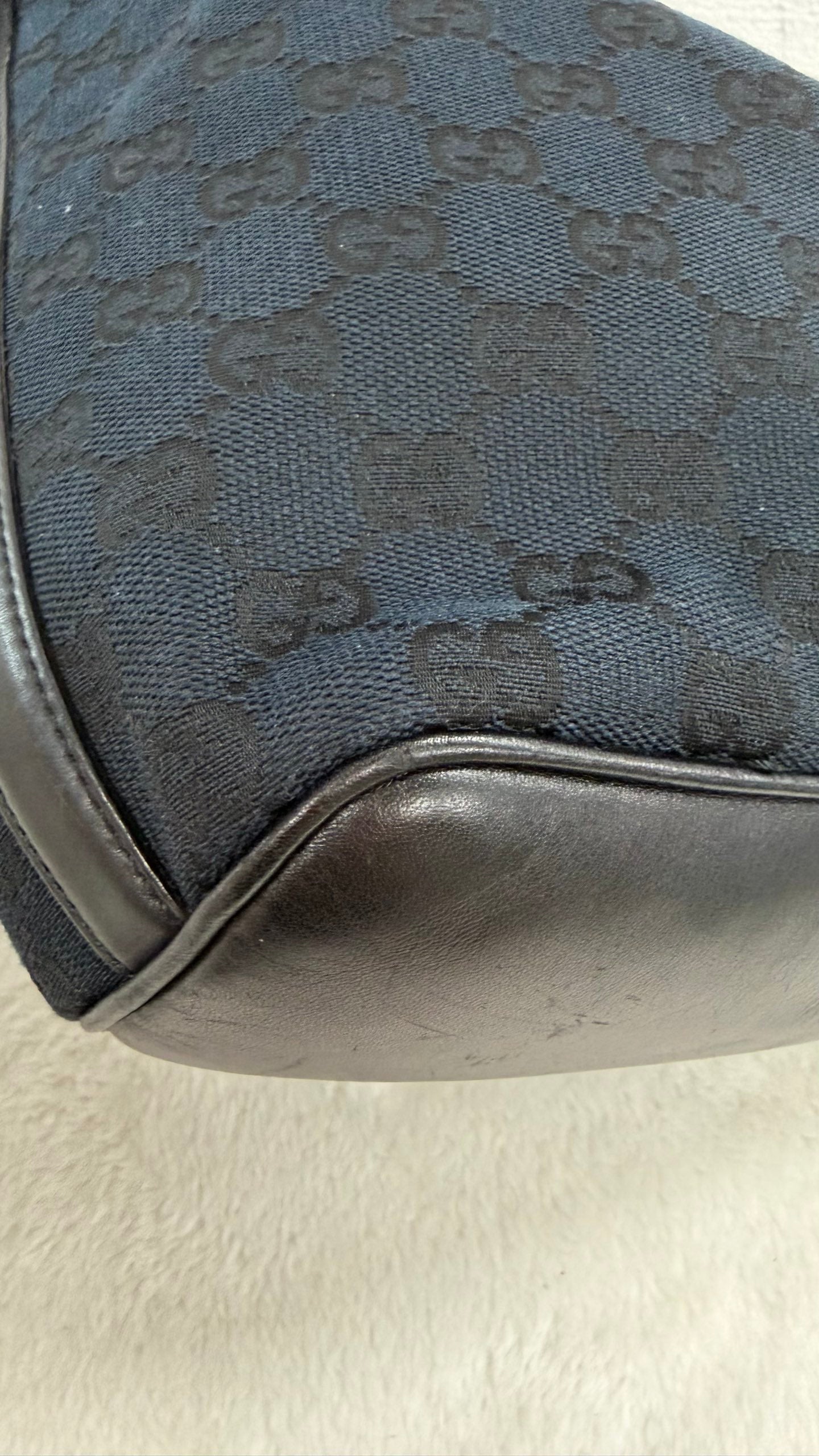 Gucci GG Canvas Crescent Hobo Bag