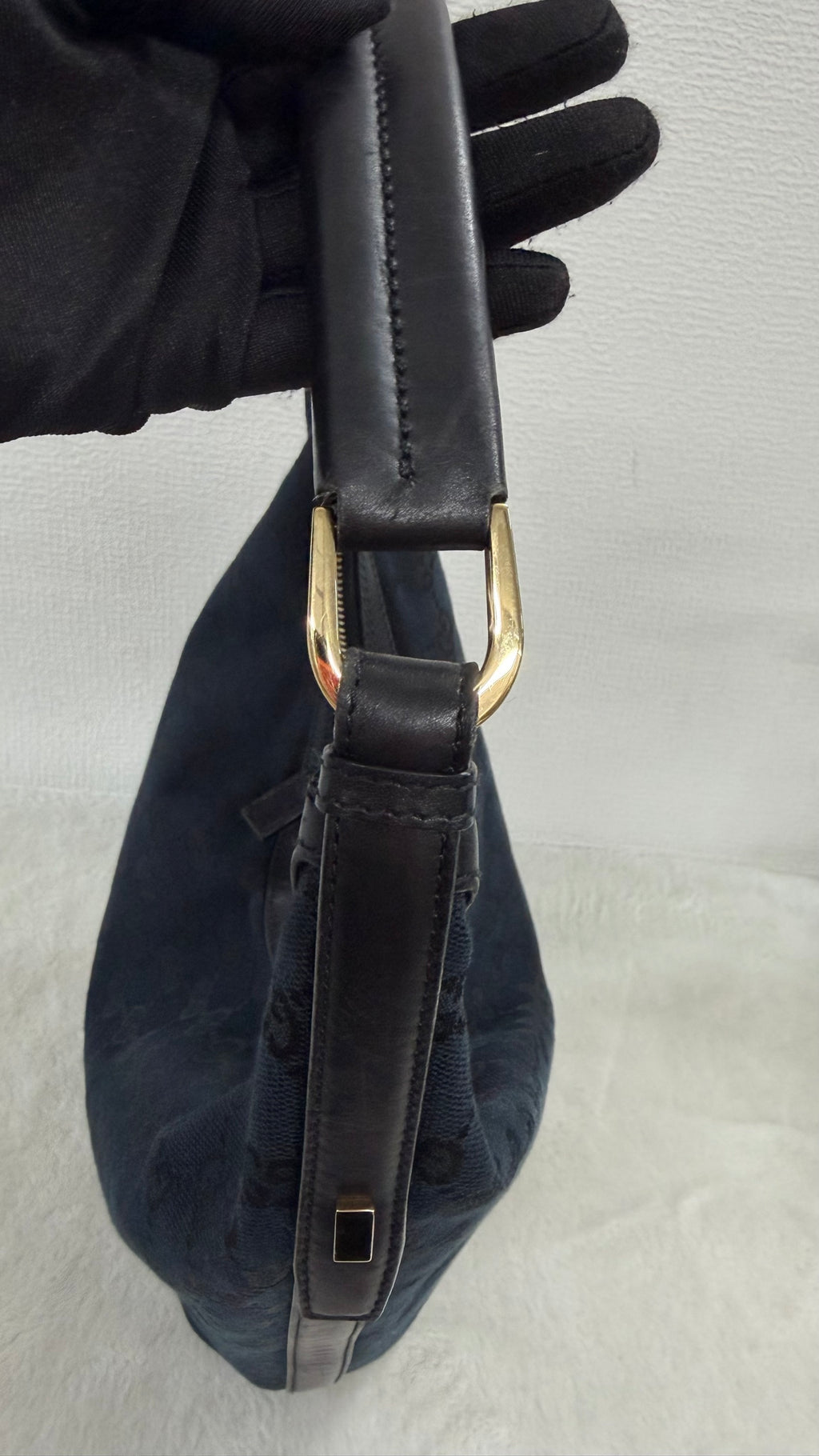 Gucci GG Canvas Crescent Hobo Bag