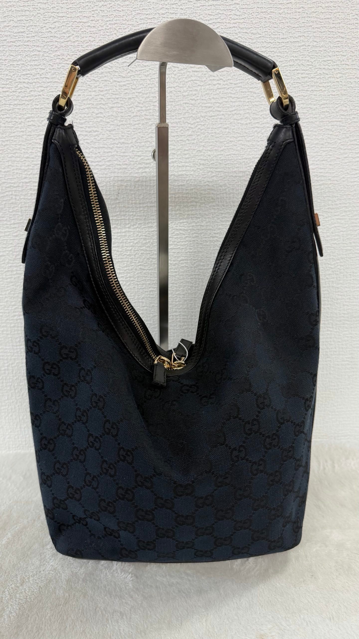 Gucci GG Canvas Crescent Hobo Bag