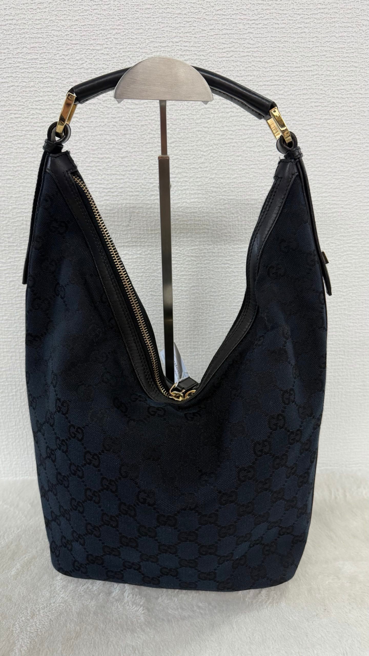 Gucci GG Canvas Crescent Hobo Bag