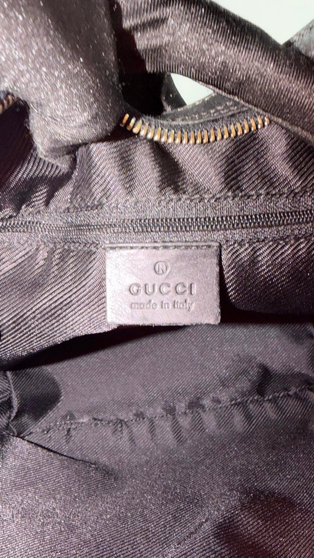 Gucci GG Canvas Crescent Hobo Bag