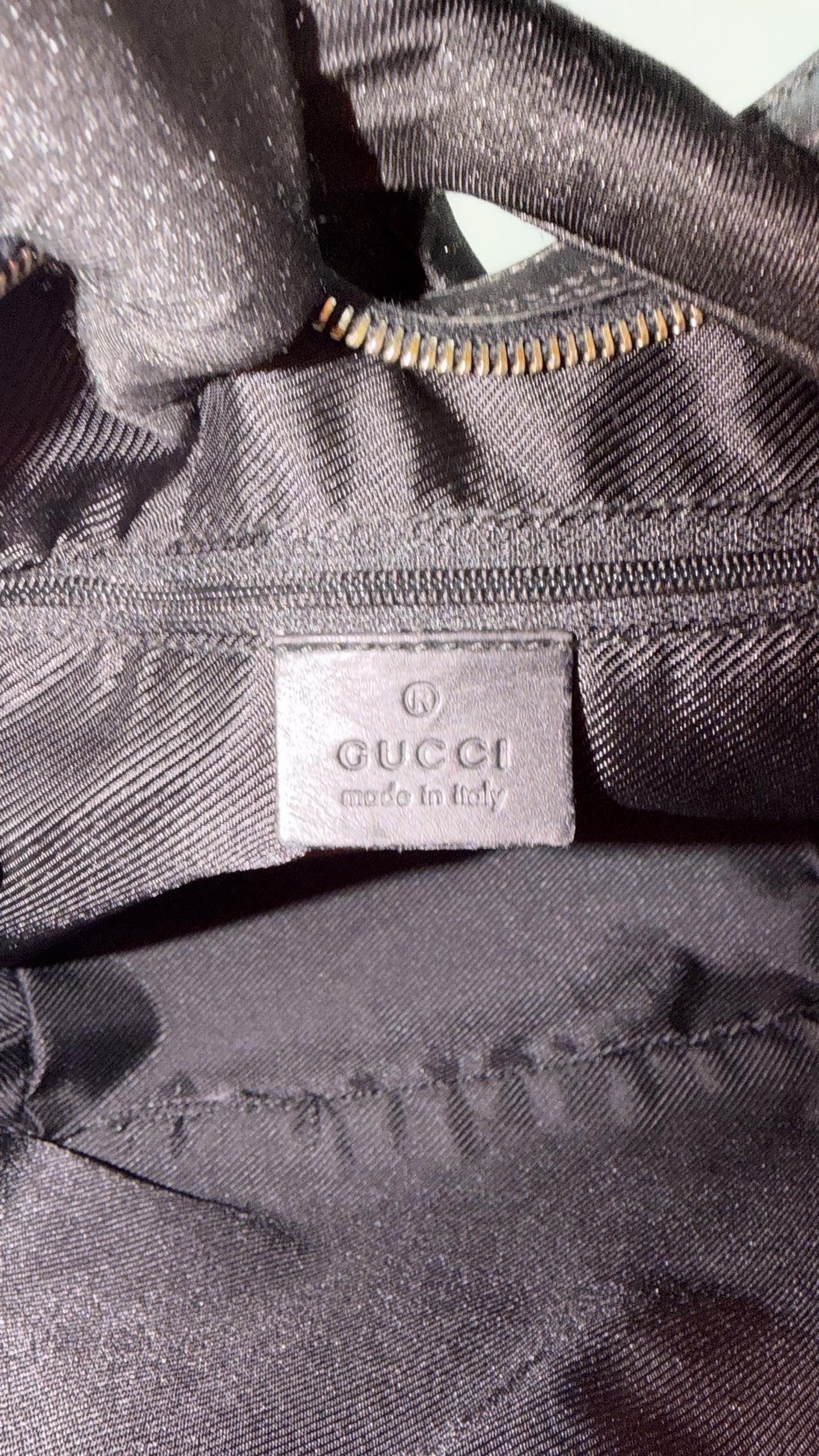 Gucci GG Canvas Crescent Hobo Bag