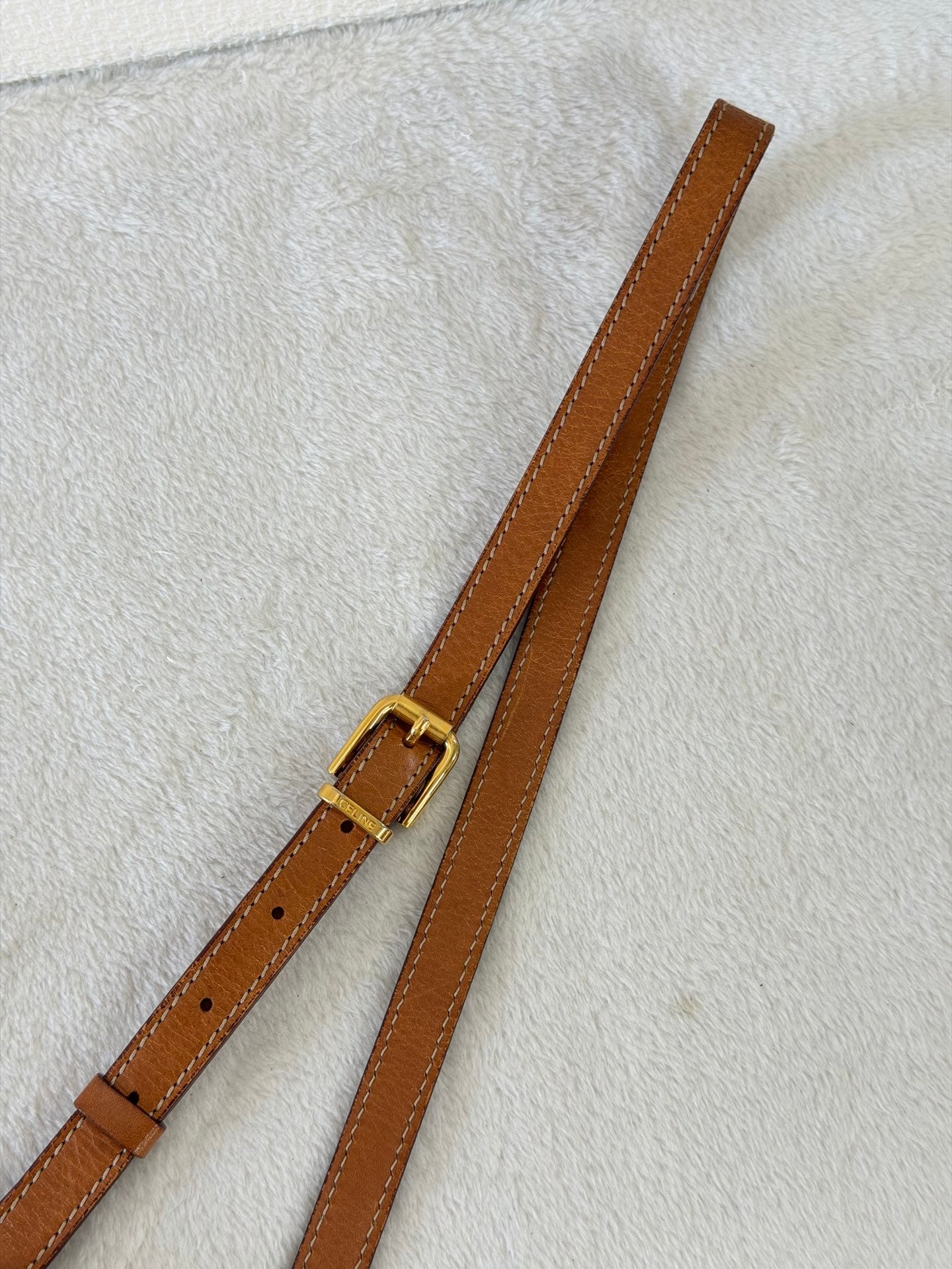 Celine Macadam Border Stripes Shoulder Bag