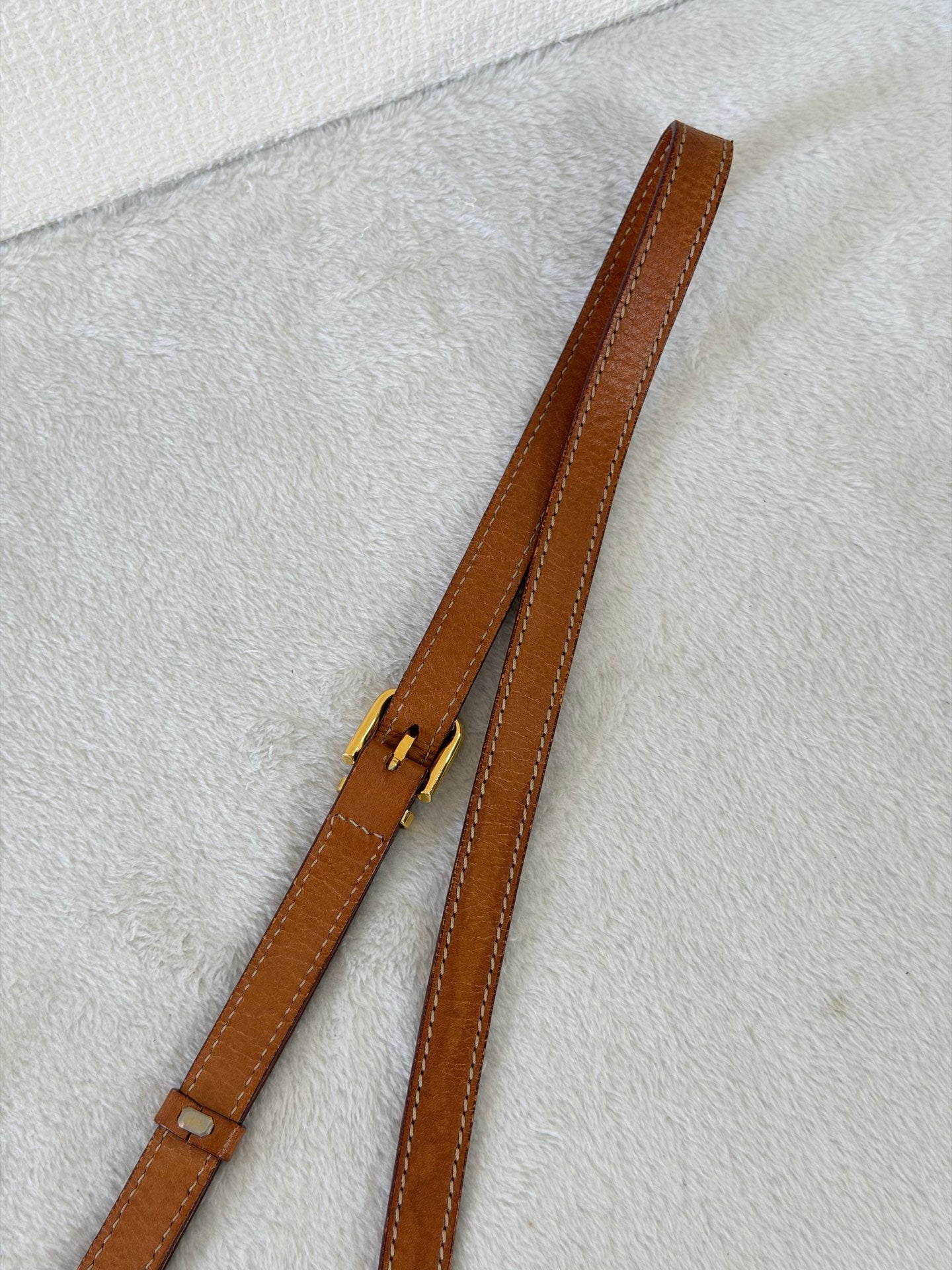 Celine Macadam Border Stripes Shoulder Bag