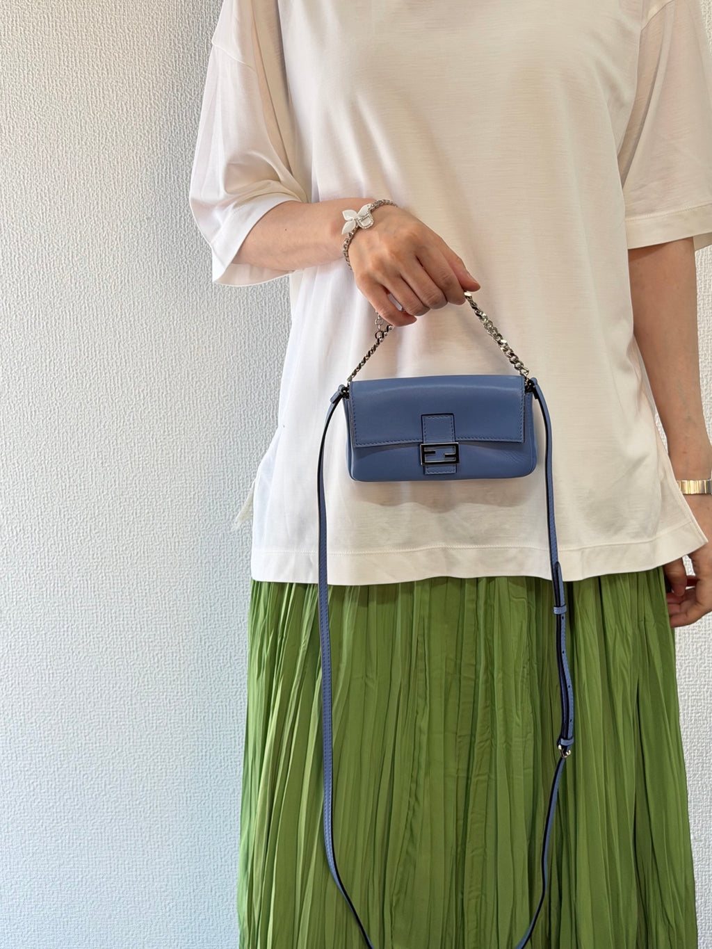 Fendi Micro Baguette 2-Way Crossbody Bag