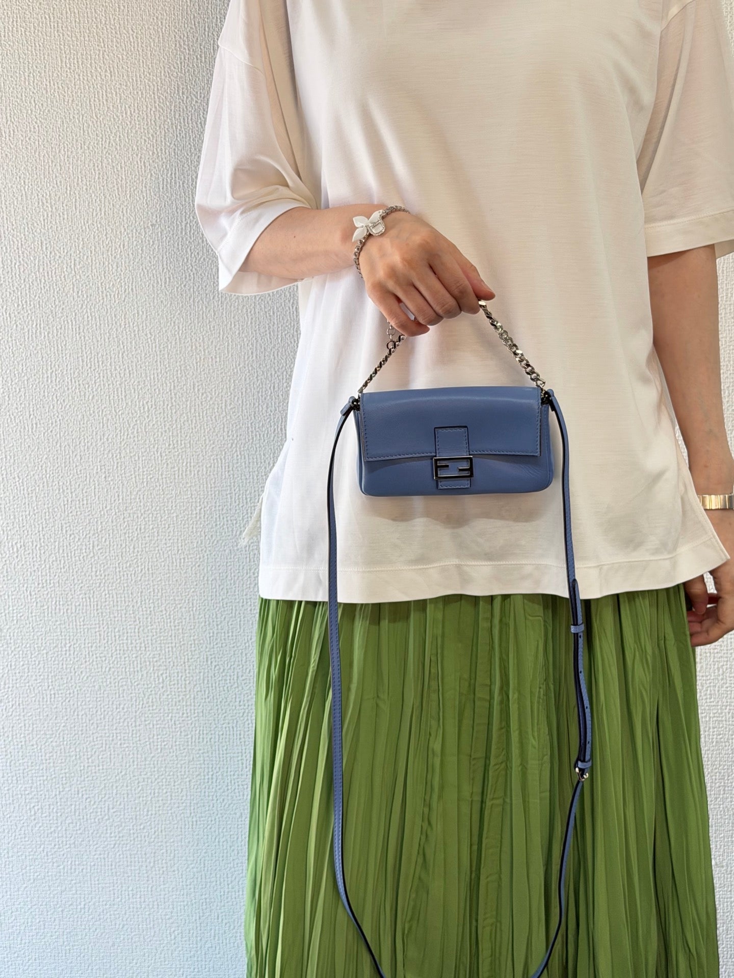 Fendi Micro Baguette 2-Way Crossbody Bag
