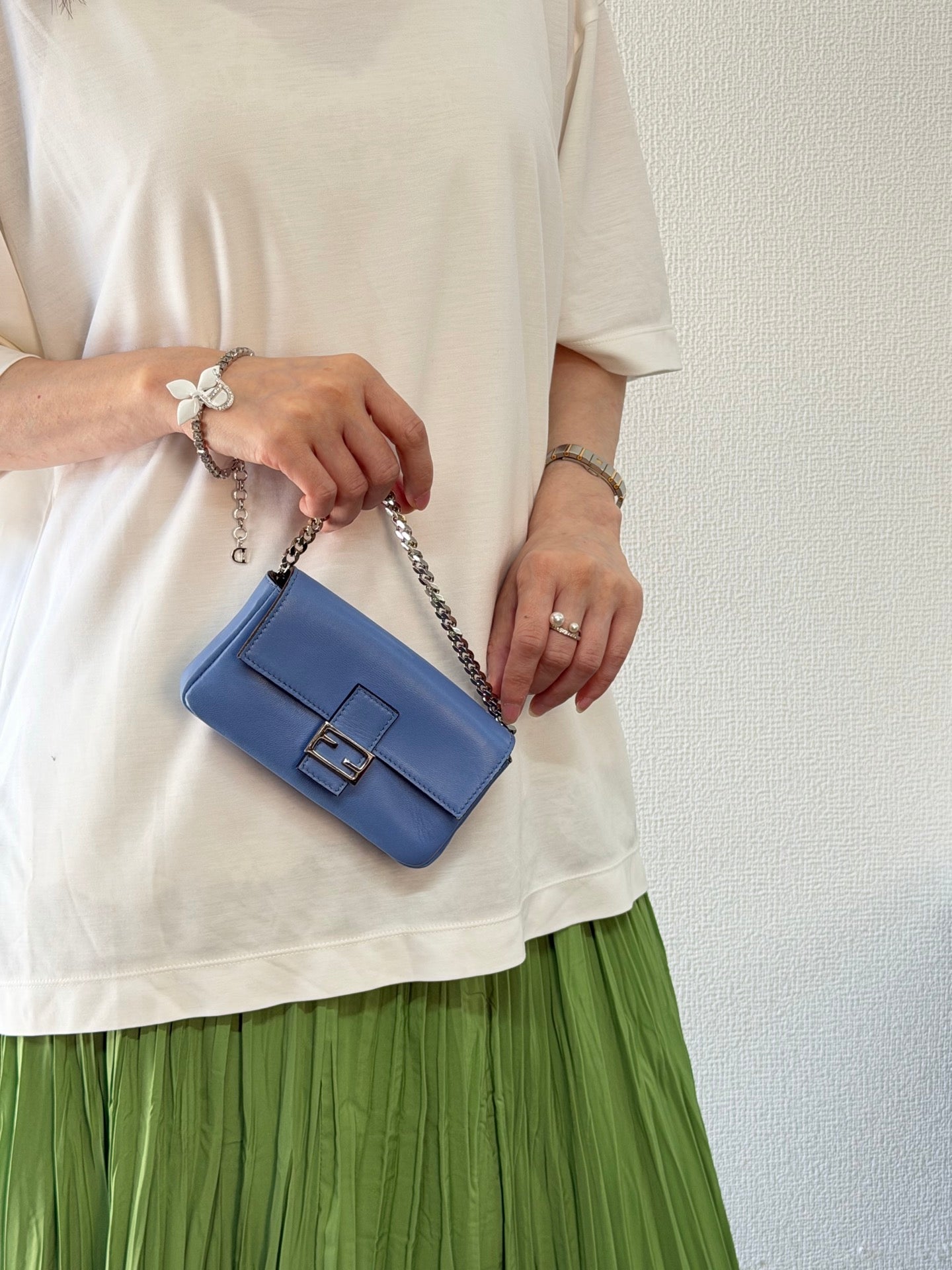 Fendi Micro Baguette 2-Way Crossbody Bag