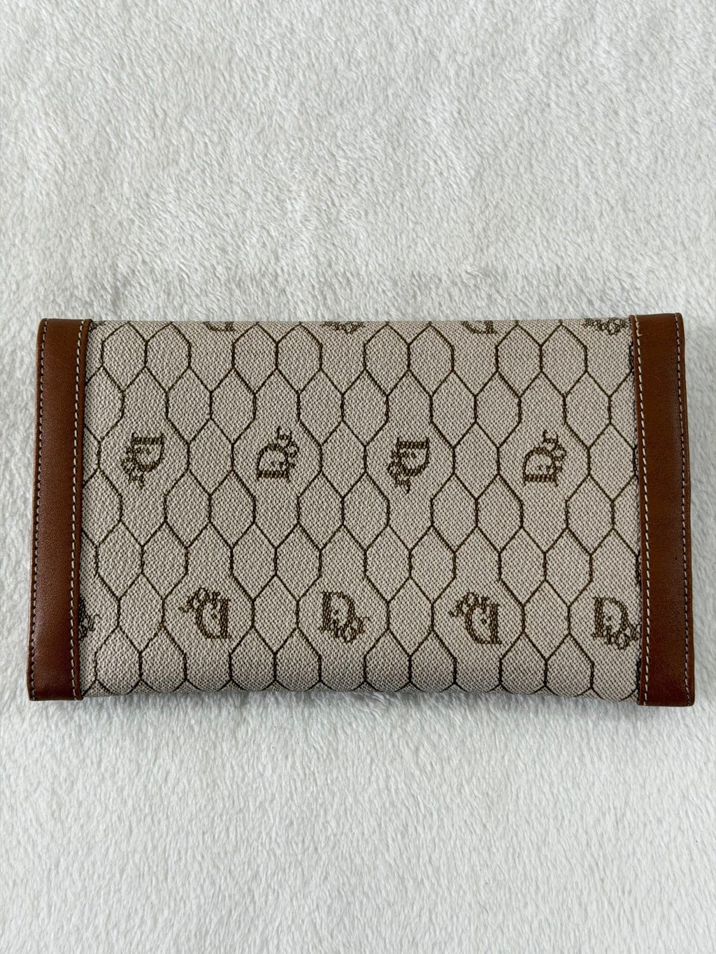 Christian Dior Honeycomb Flap Long Wallet