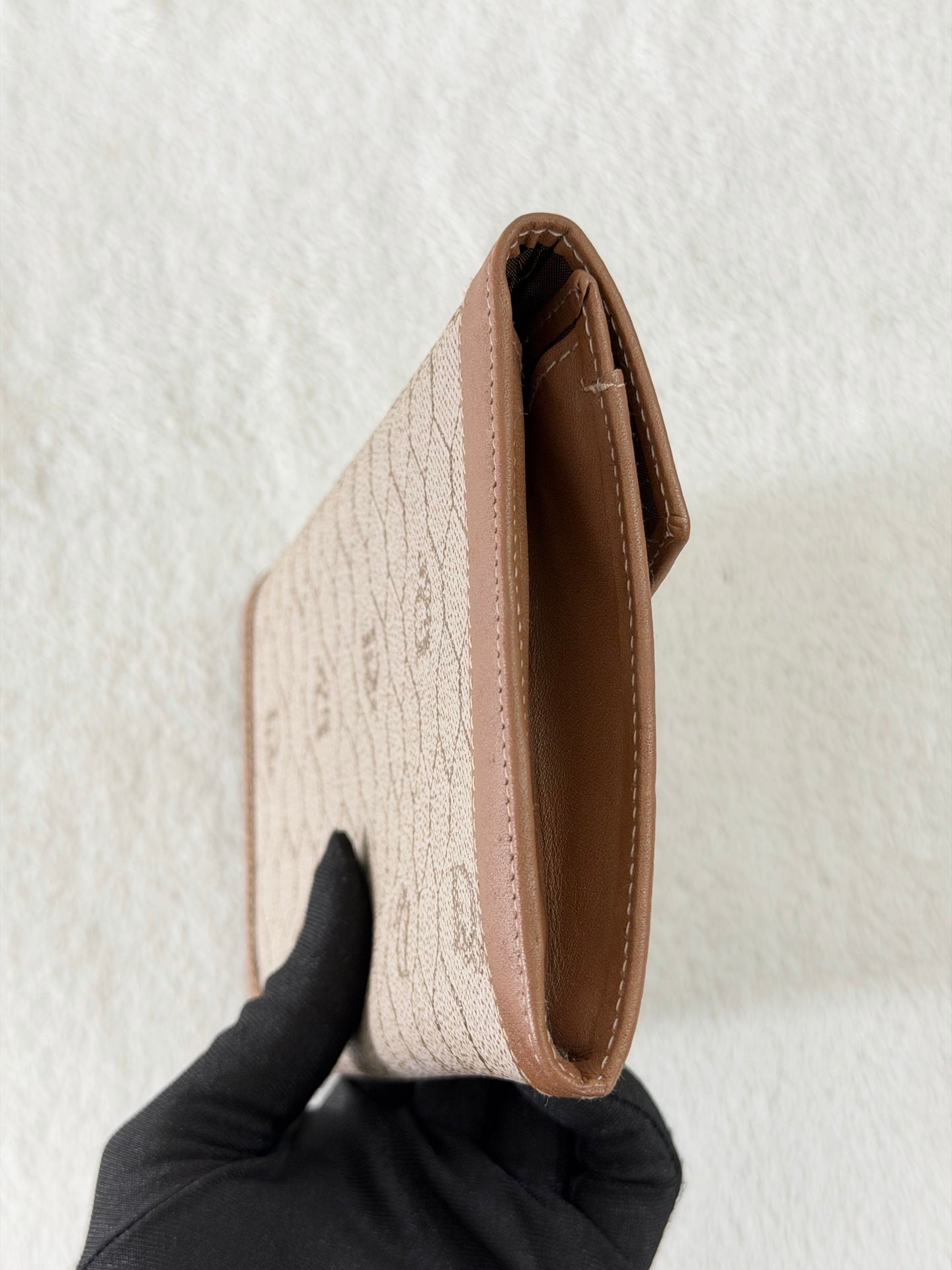 Christian Dior Honeycomb Flap Long Wallet