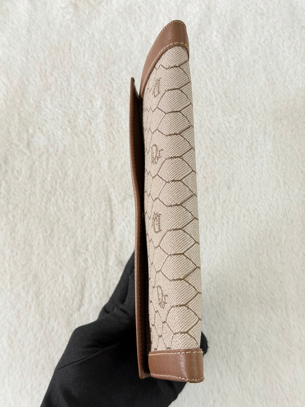 Christian Dior Honeycomb Flap Long Wallet