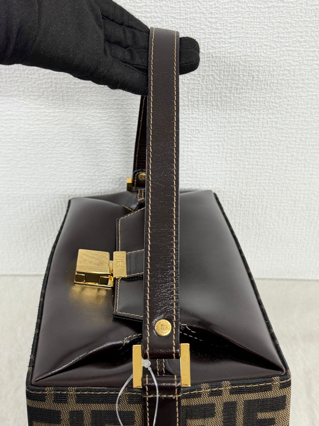Fendi Zucca Monogram Vanity Case Box Bag