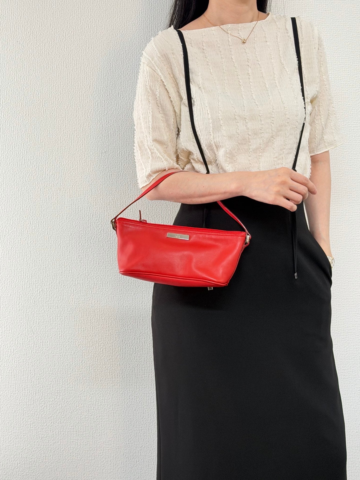 Gucci Vintage Leather Boat Pochette