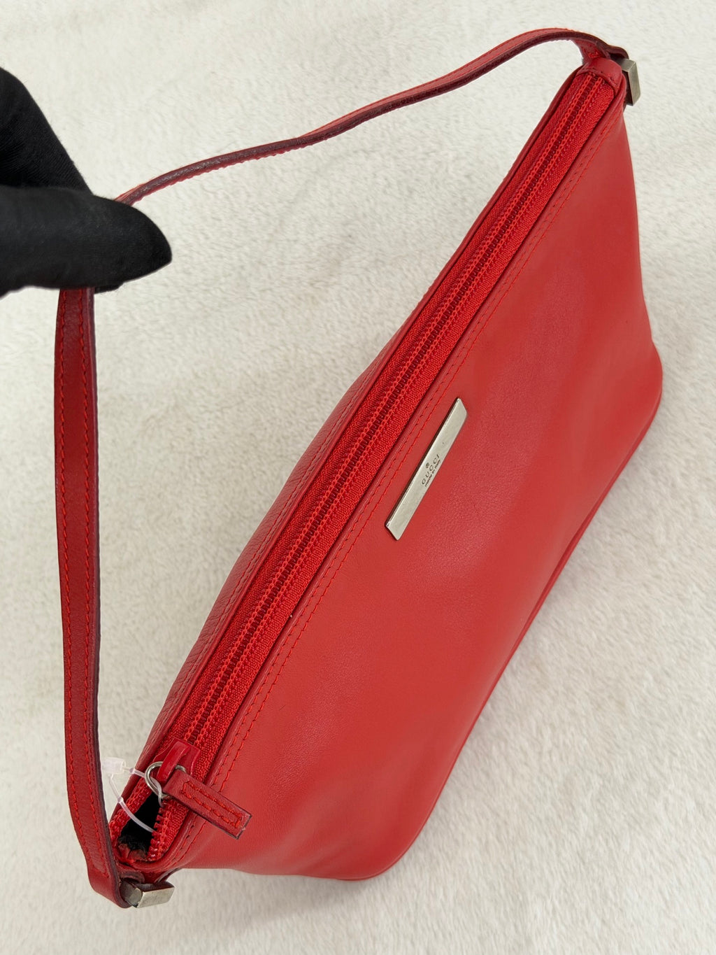 Gucci Vintage Leather Boat Pochette