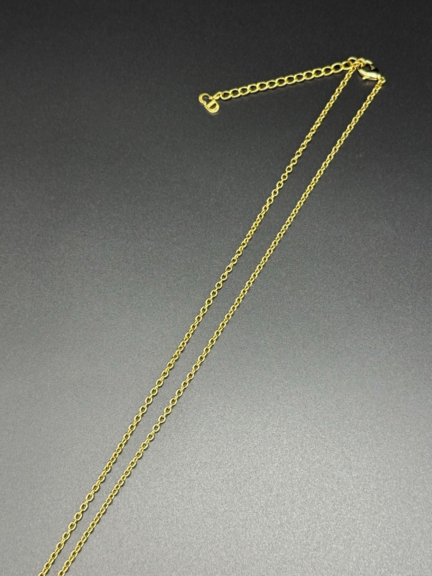 Christian Dior Vintage Large CD Monogram Necklace