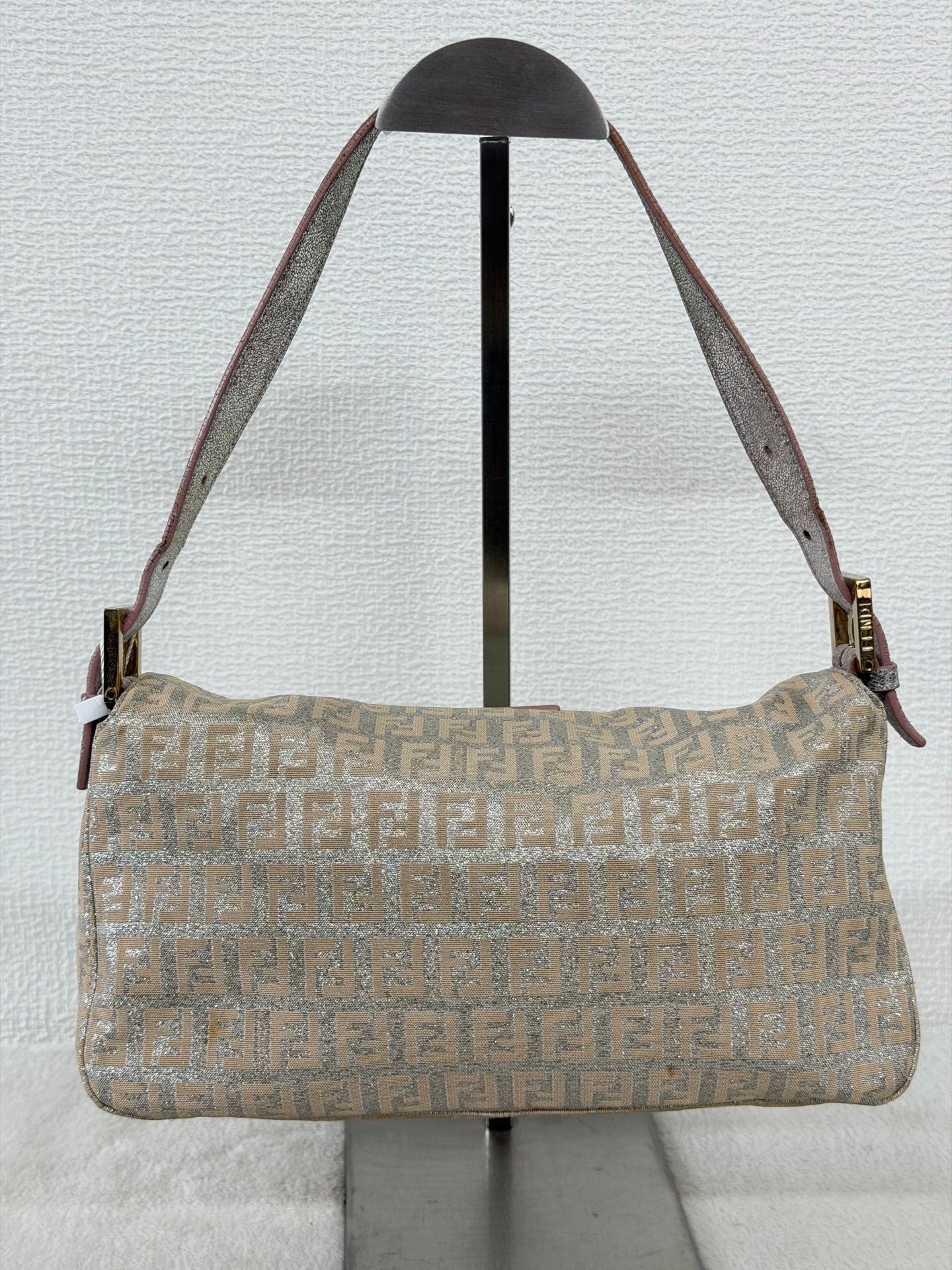 Fendi Zucchino Glitter Shimmer Mamma Baguette