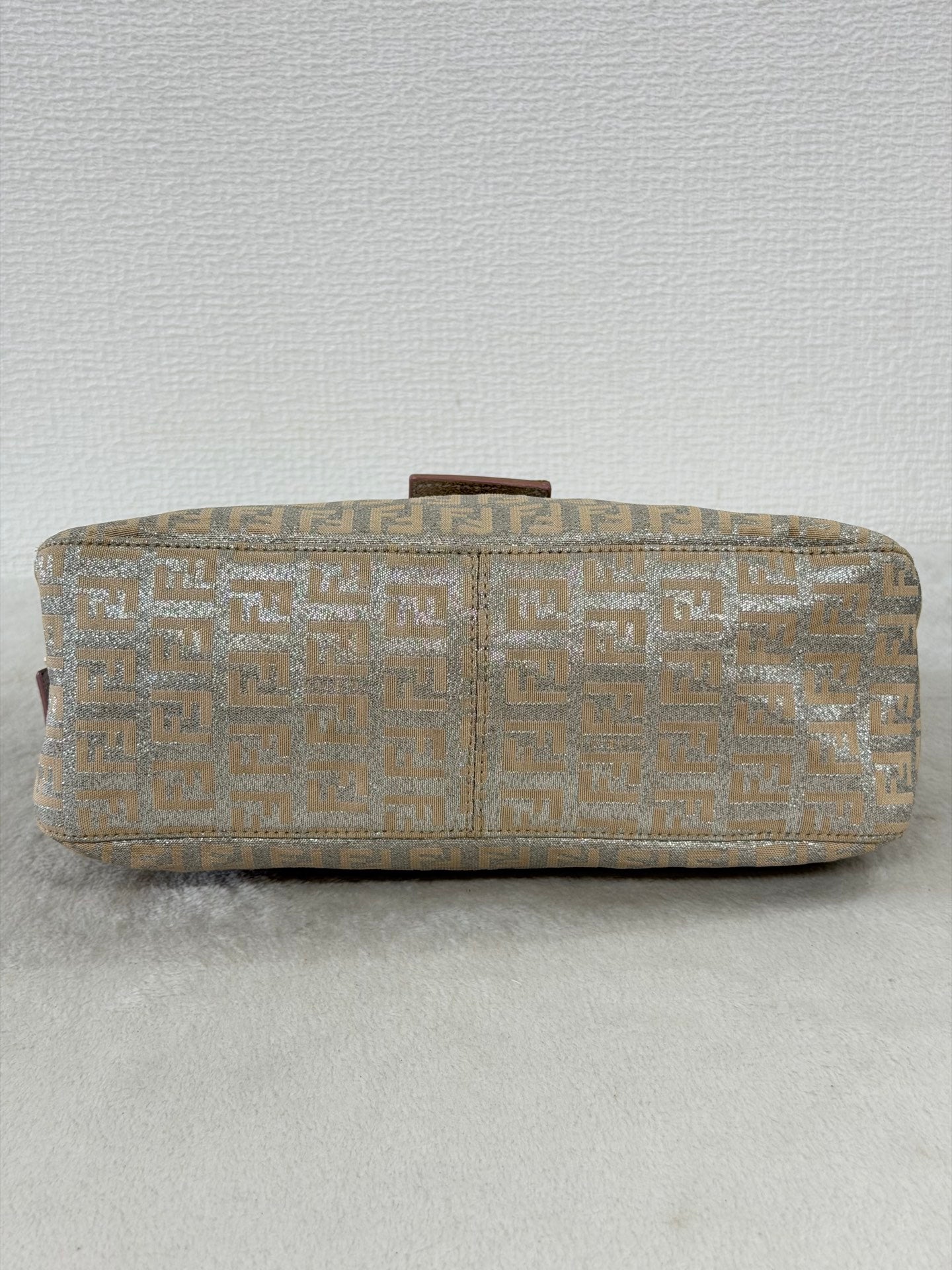 Fendi Zucchino Glitter Shimmer Mamma Baguette