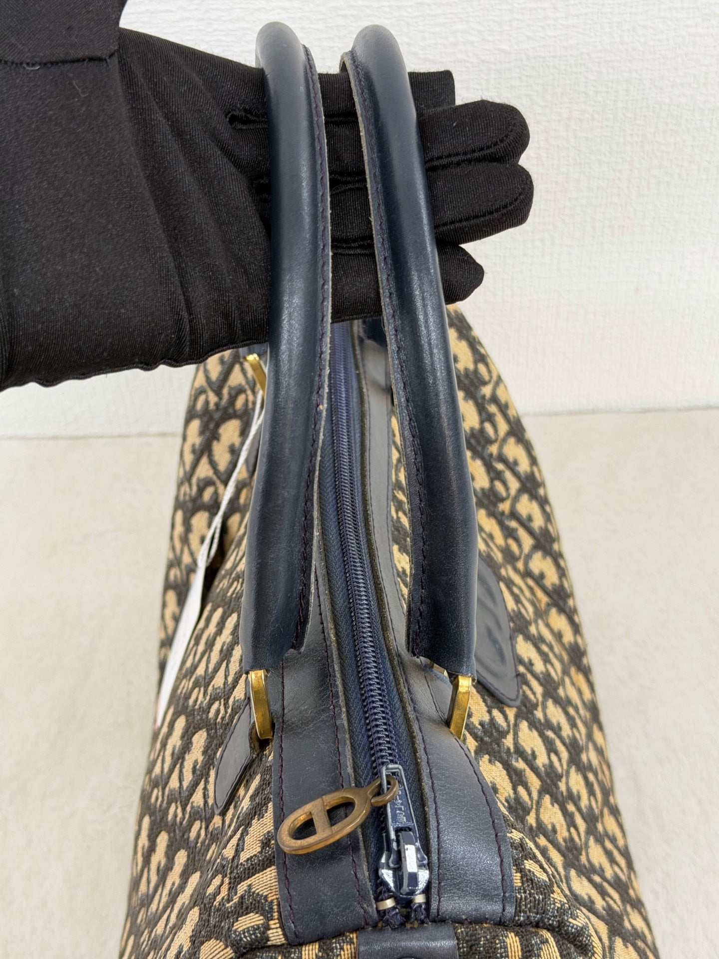 Christian Dior Vintage Diorissimo Oval Patch Handbag