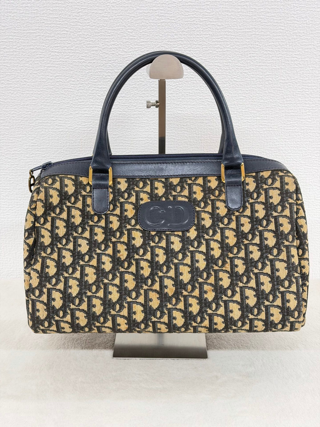 Christian Dior Vintage Diorissimo Oval Patch Handbag