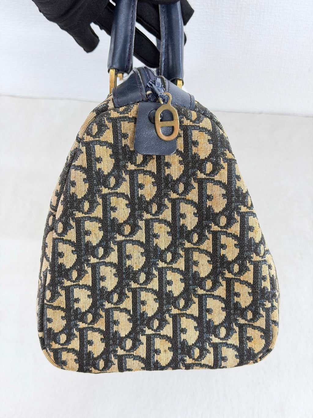 Christian Dior Vintage Diorissimo Oval Patch Handbag