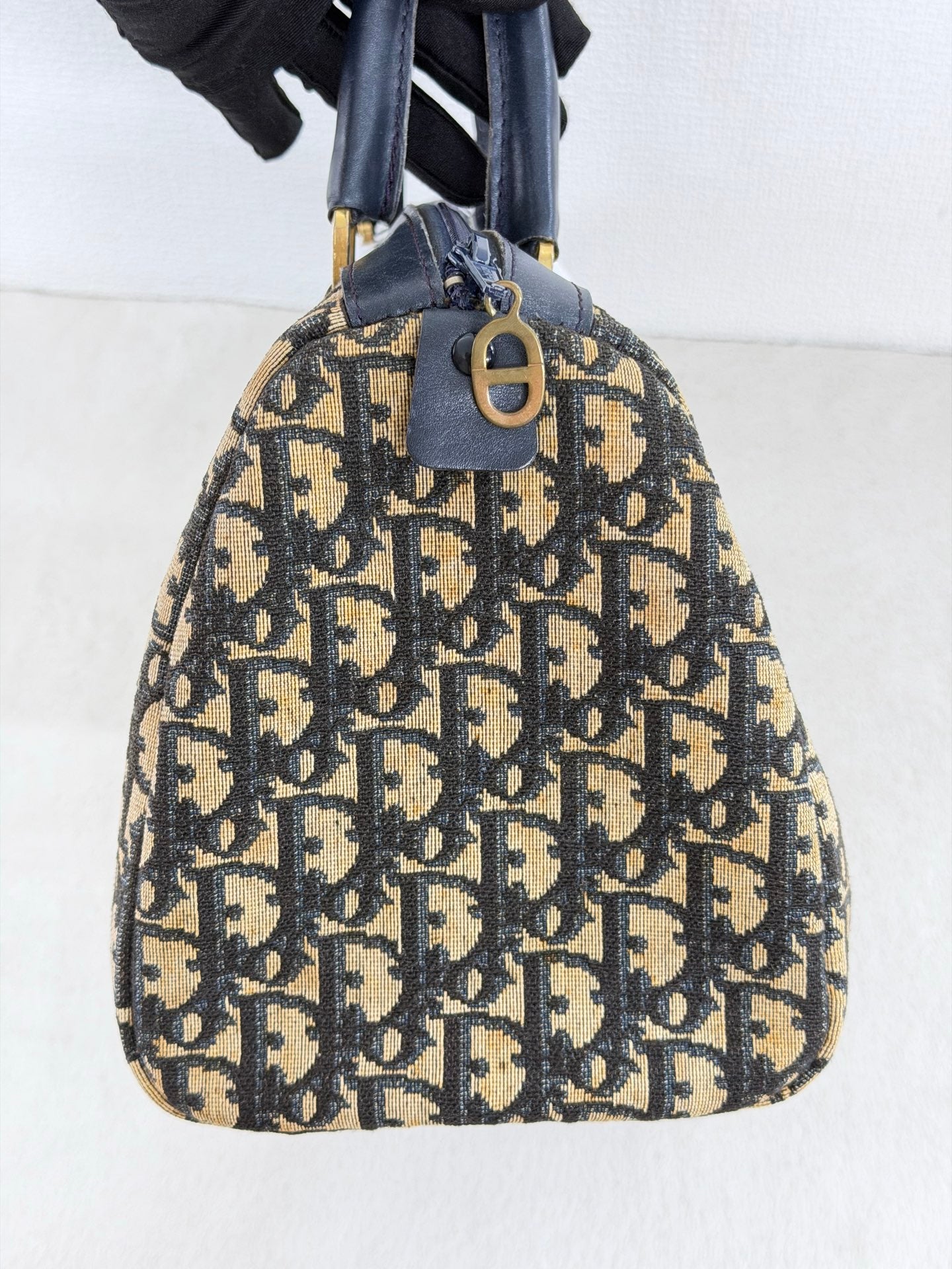 Christian Dior Vintage Diorissimo Oval Patch Handbag
