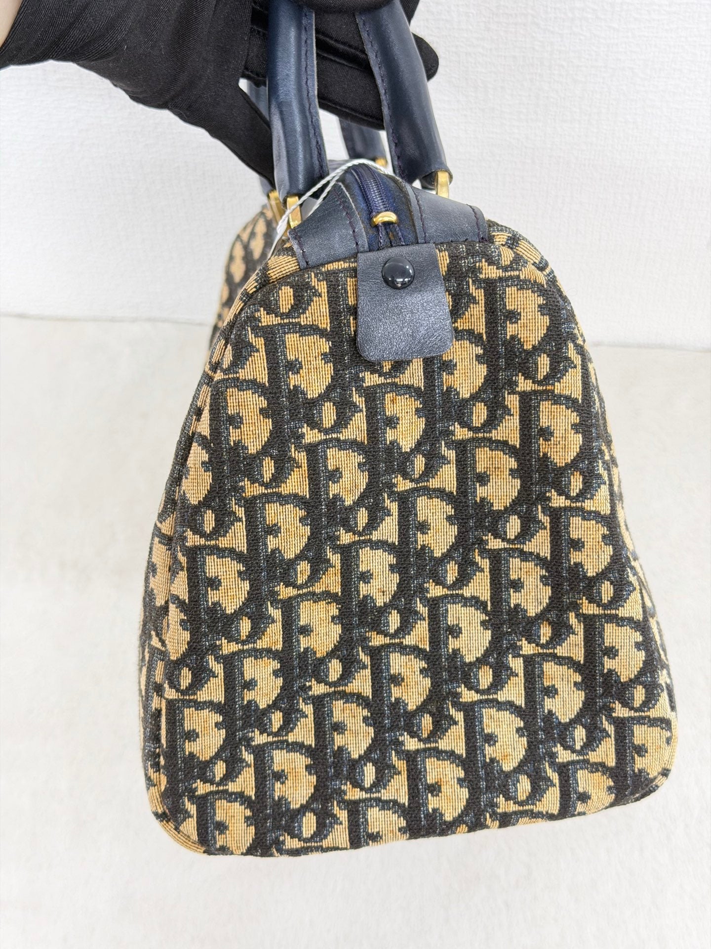 Christian Dior Vintage Diorissimo Oval Patch Handbag