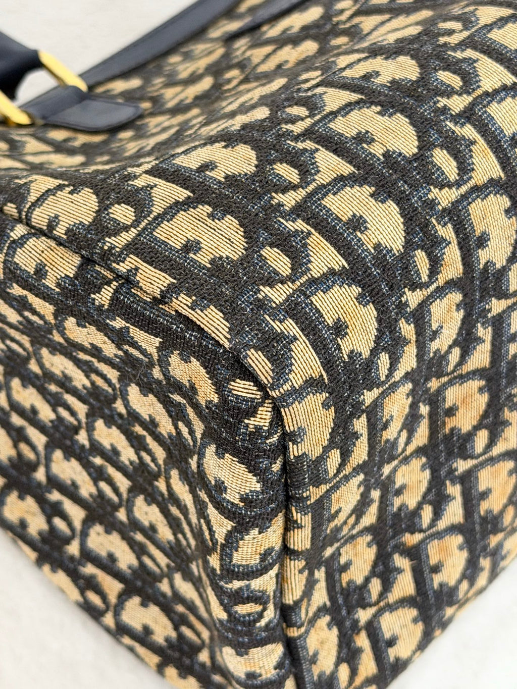 Christian Dior Vintage Diorissimo Oval Patch Handbag