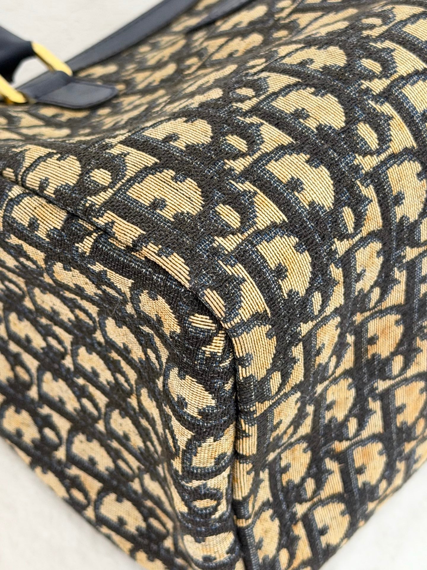 Christian Dior Vintage Diorissimo Oval Patch Handbag