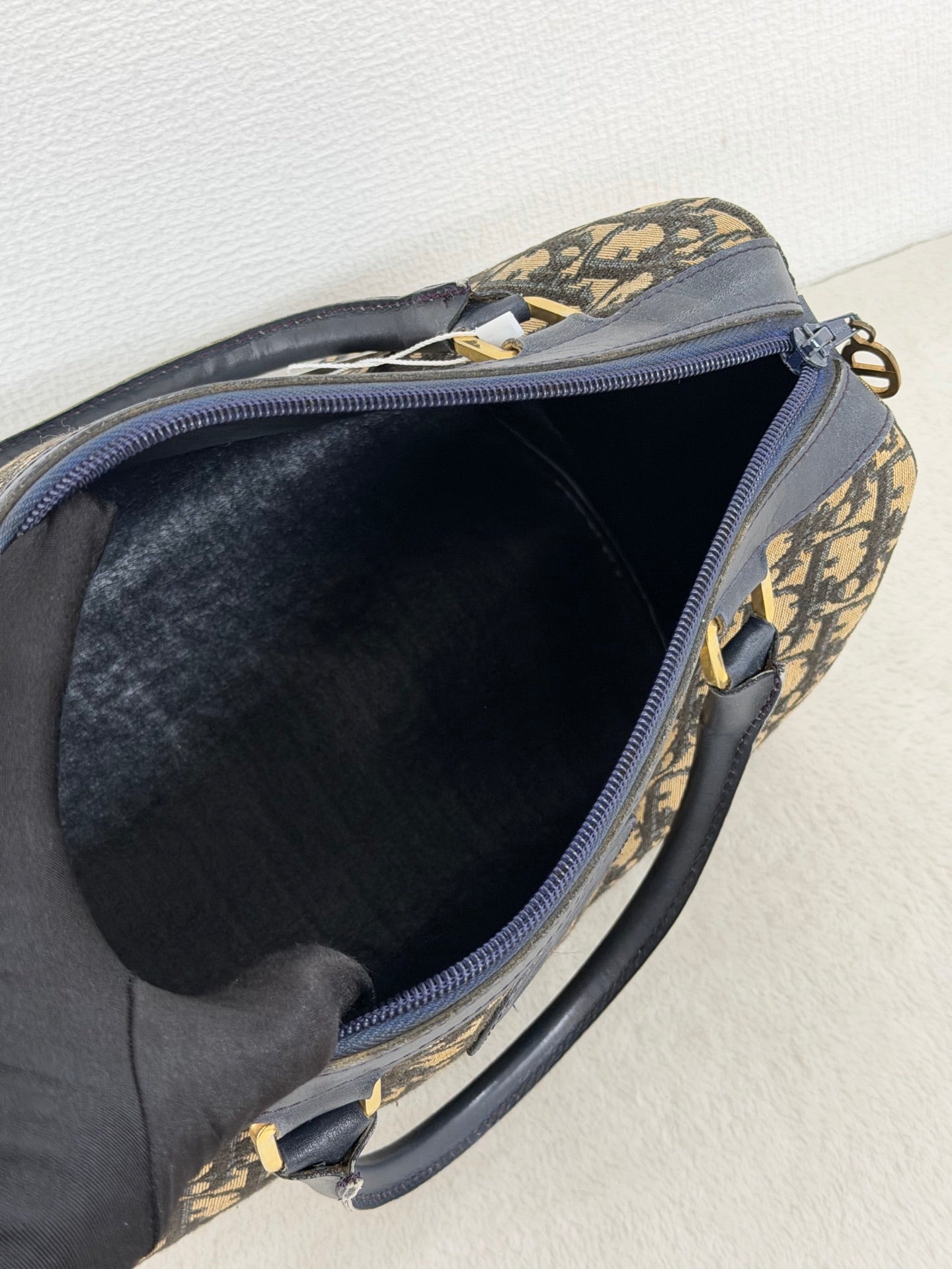 Christian Dior Vintage Diorissimo Oval Patch Handbag
