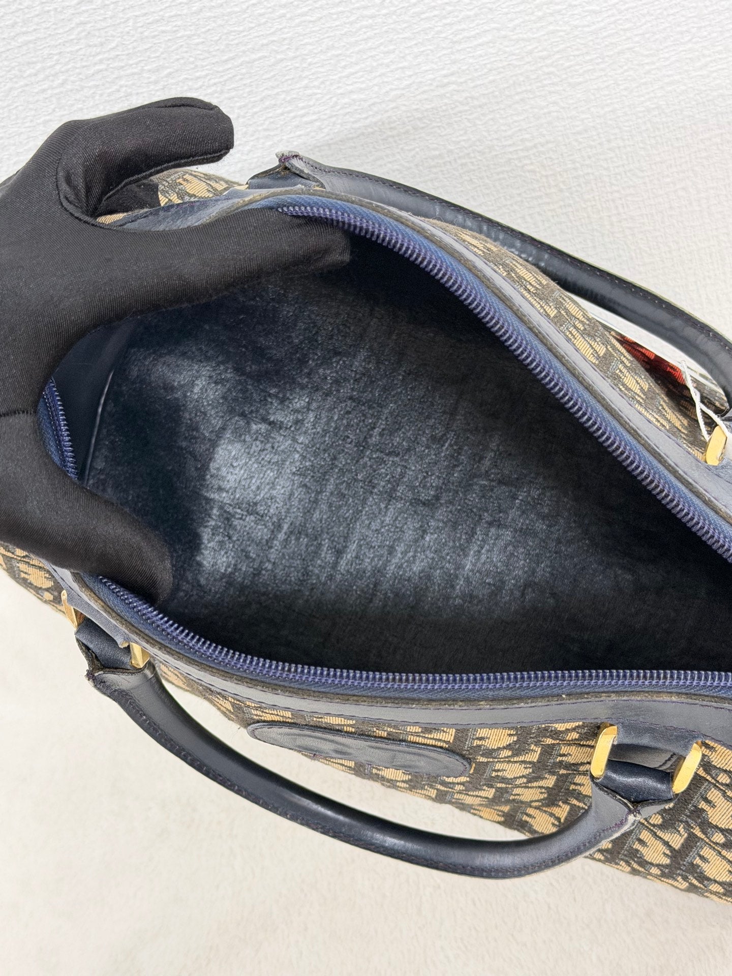 Christian Dior Vintage Diorissimo Oval Patch Handbag