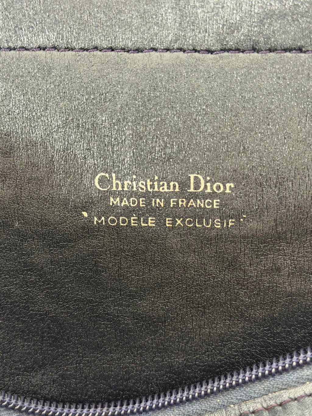 Christian Dior Vintage Diorissimo Oval Patch Handbag