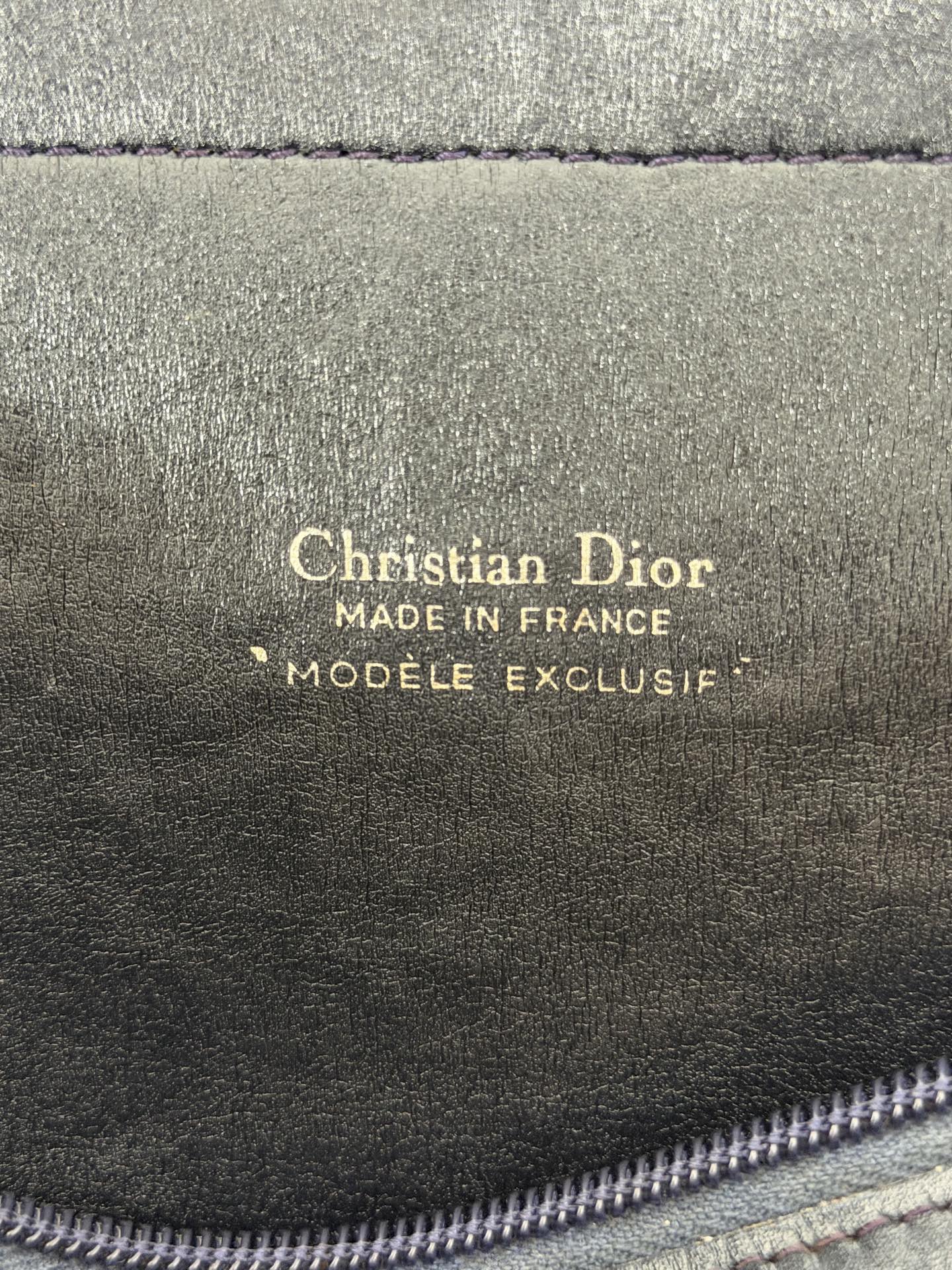 Christian Dior Vintage Diorissimo Oval Patch Handbag