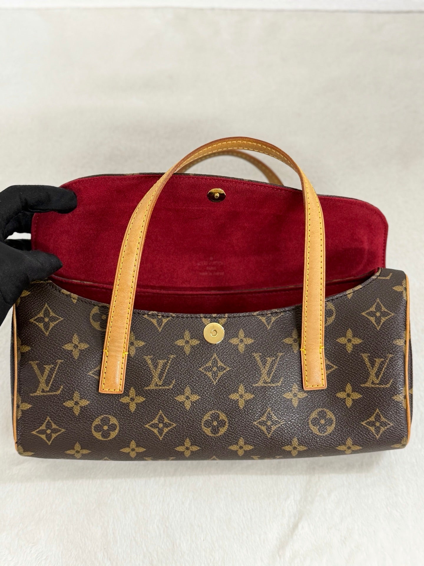 LOUIS VUITTON Sonatine Monogram Handbag