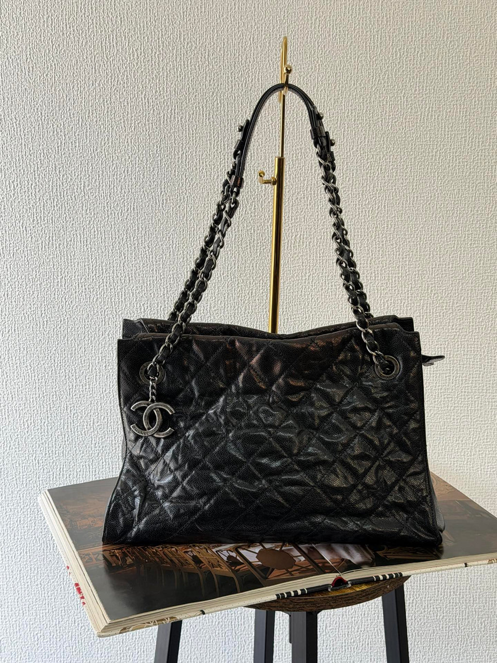 CHANEL Cavier Quilted Totebag