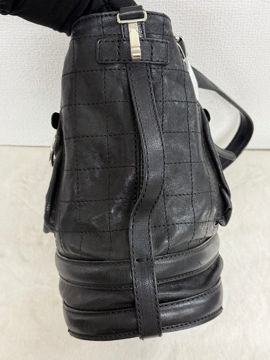 CHANEL Black-silver Totebag