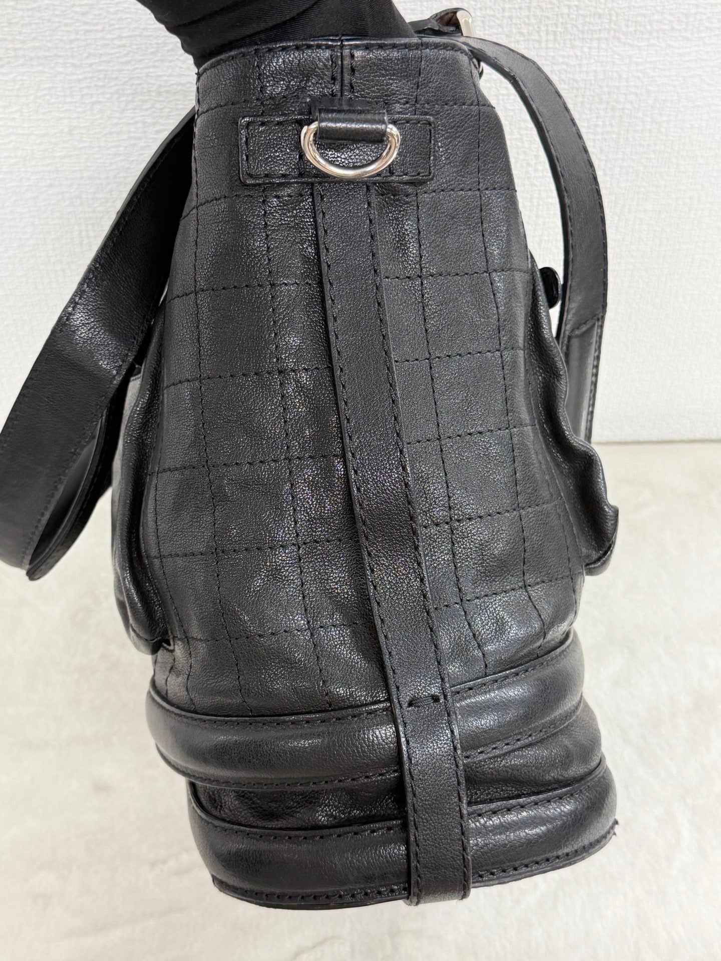 CHANEL Black-silver Totebag