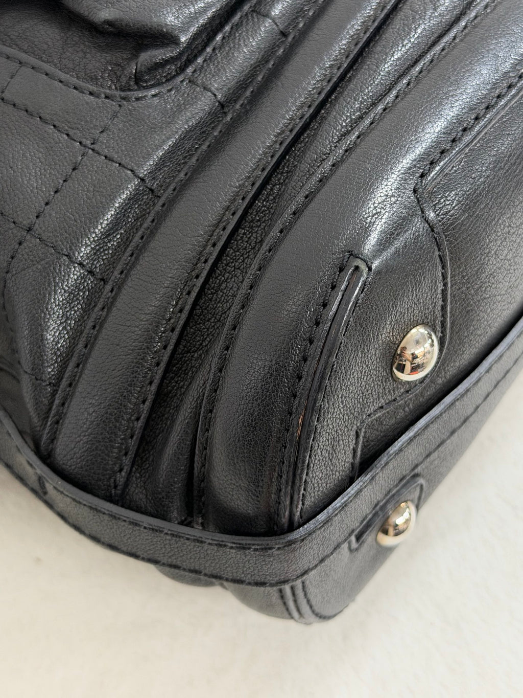 CHANEL Black-silver Totebag