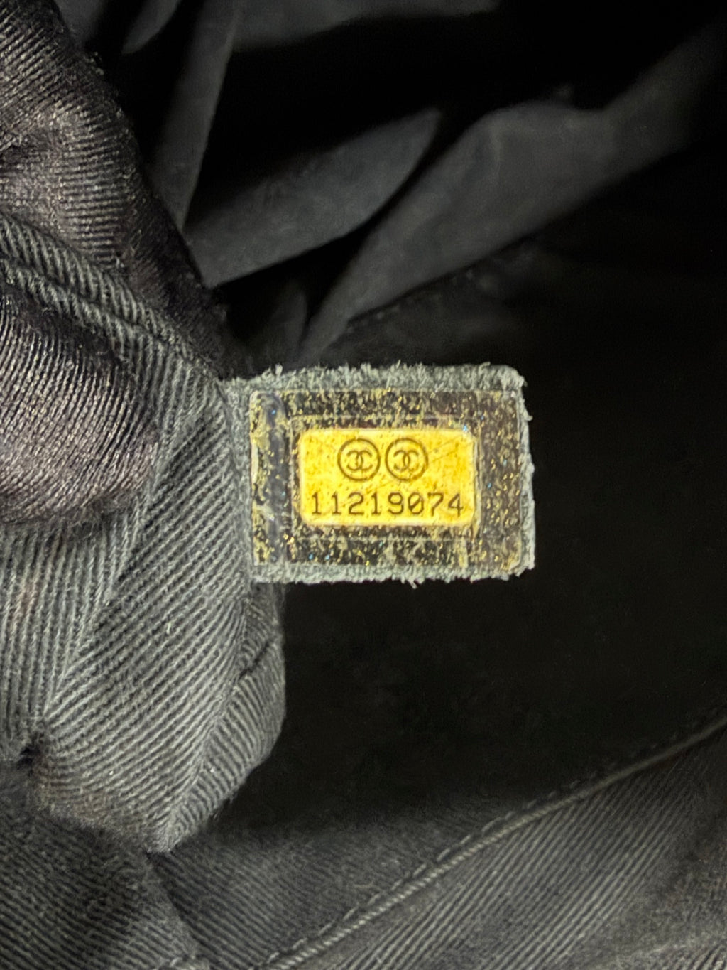 CHANEL Black-silver Totebag