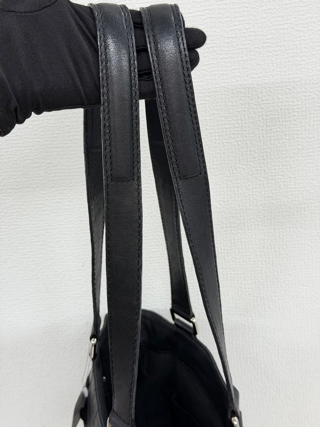 CHANEL Black-silver Totebag