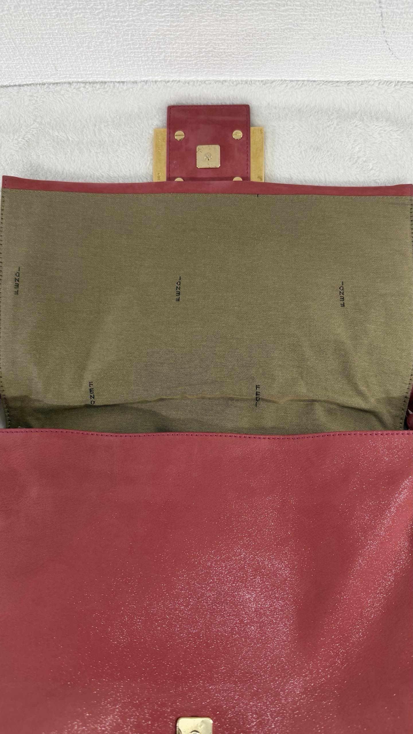 Fendi Big Mama Forever Suede Shoulder Bag