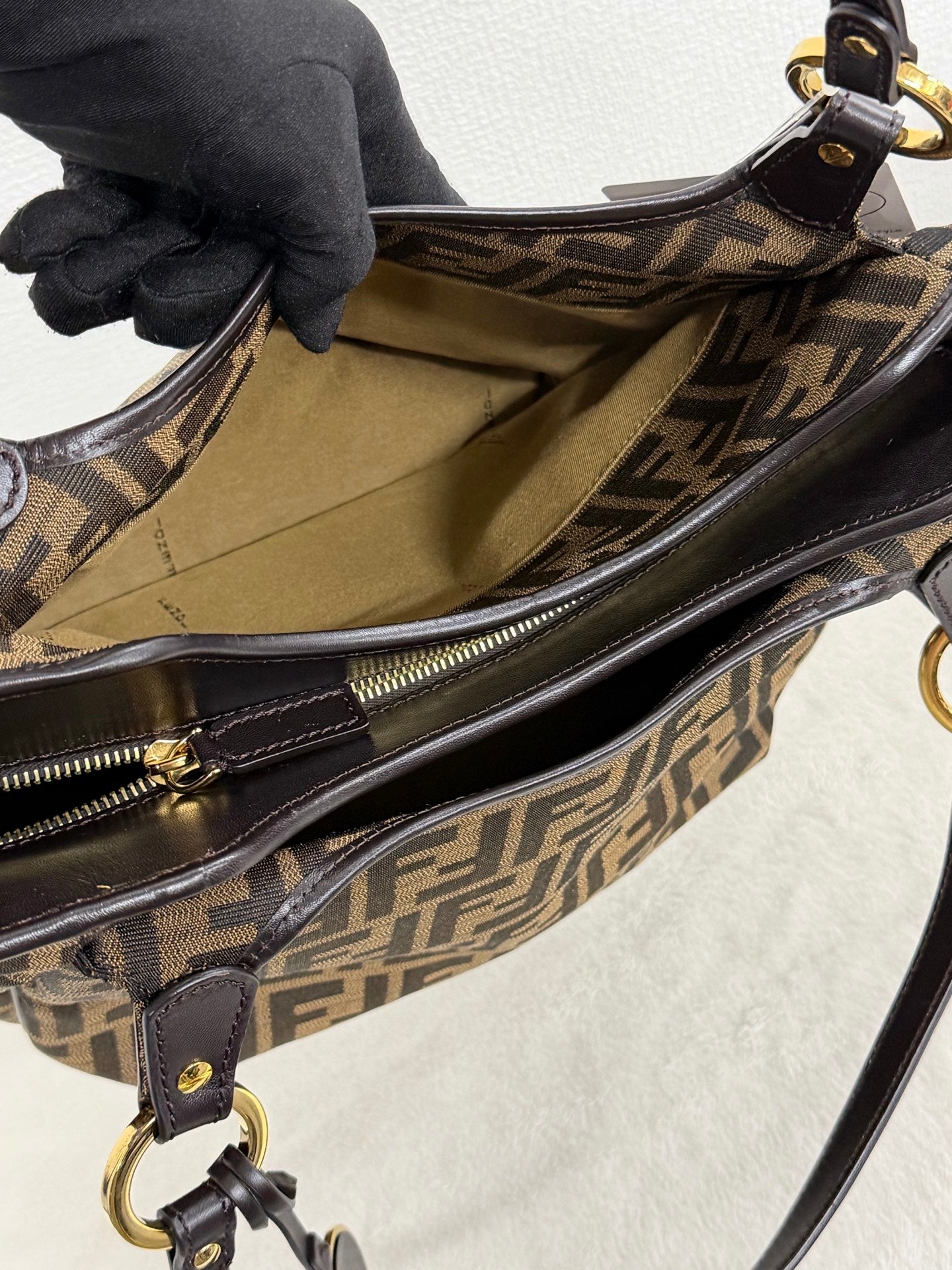 Fendi Vintage Zucca Canvas Chef Tote Bag