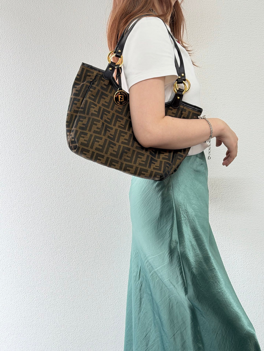 Fendi Vintage Zucca Canvas Chef Tote Bag