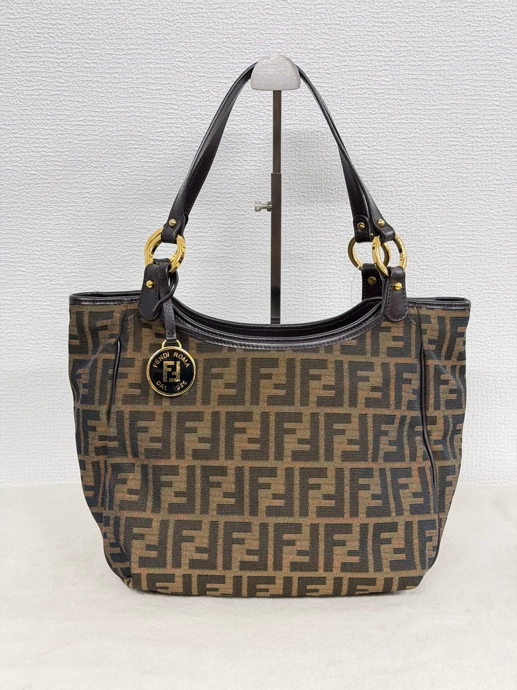 Fendi Vintage Zucca Canvas Chef Tote Bag