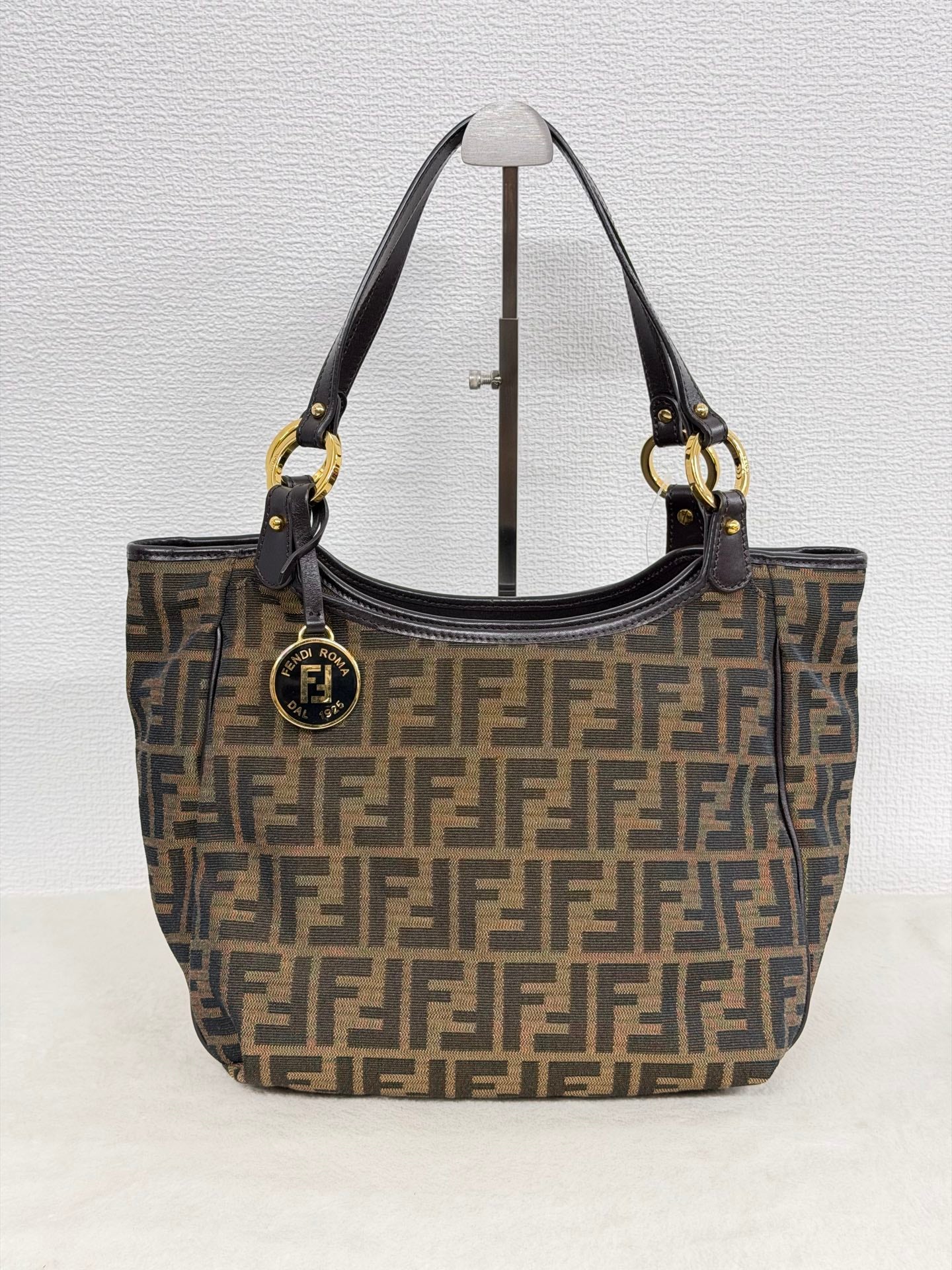 Fendi Vintage Zucca Canvas Chef Tote Bag