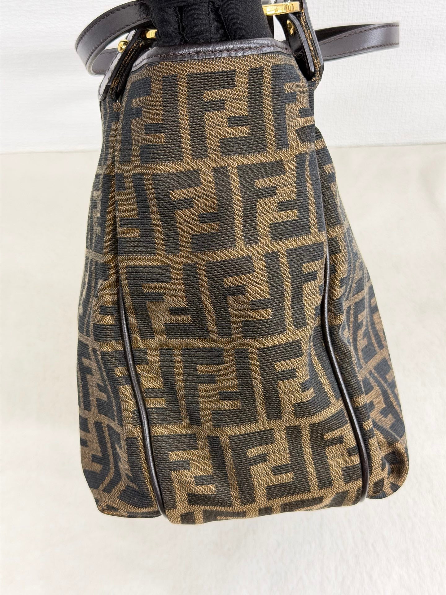 Fendi Vintage Zucca Canvas Chef Tote Bag