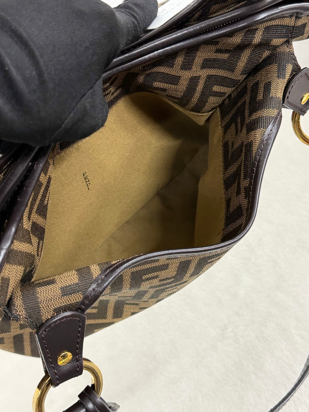 Fendi Vintage Zucca Canvas Chef Tote Bag