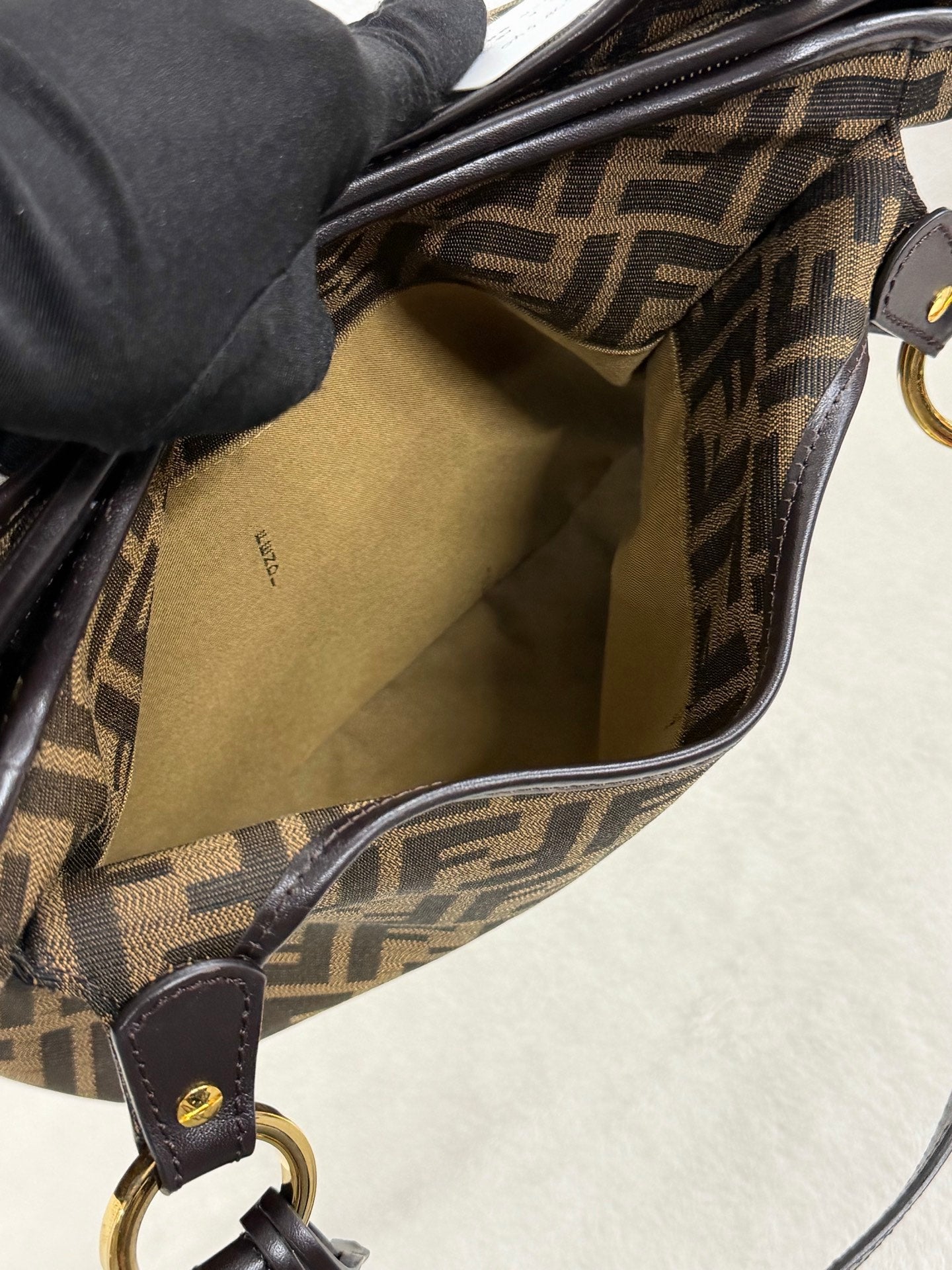Fendi Vintage Zucca Canvas Chef Tote Bag